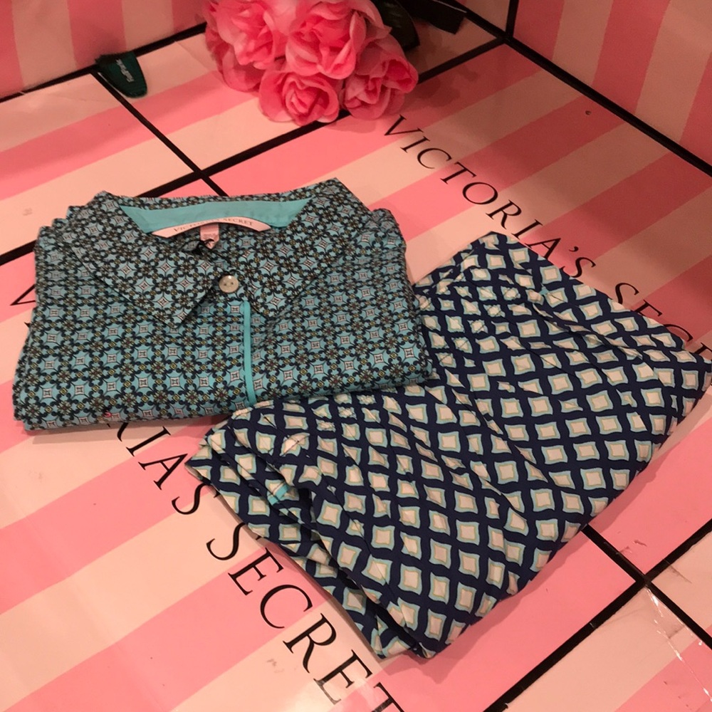 Pajama SET 💖 Victoria Secret Shirt + Long Pants - Picture 7 of 8